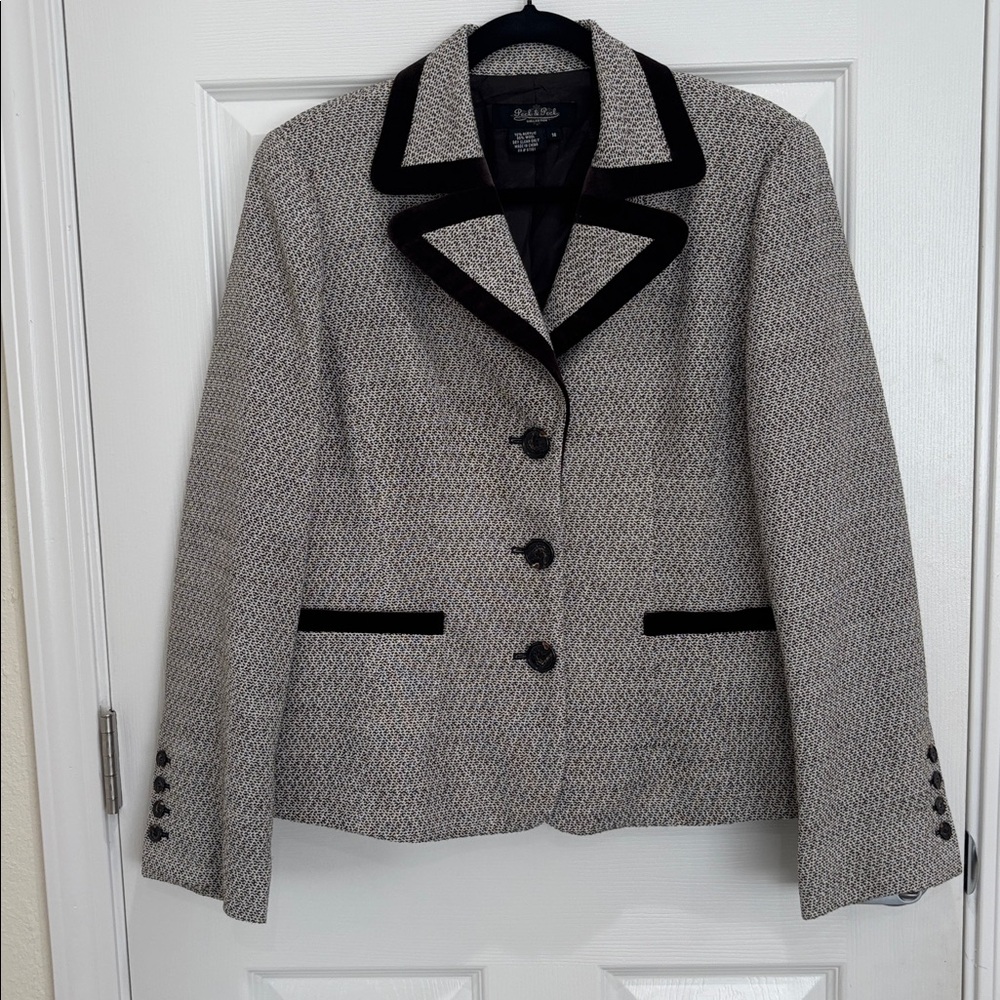 Peck & Peck Wool Blend Blazer